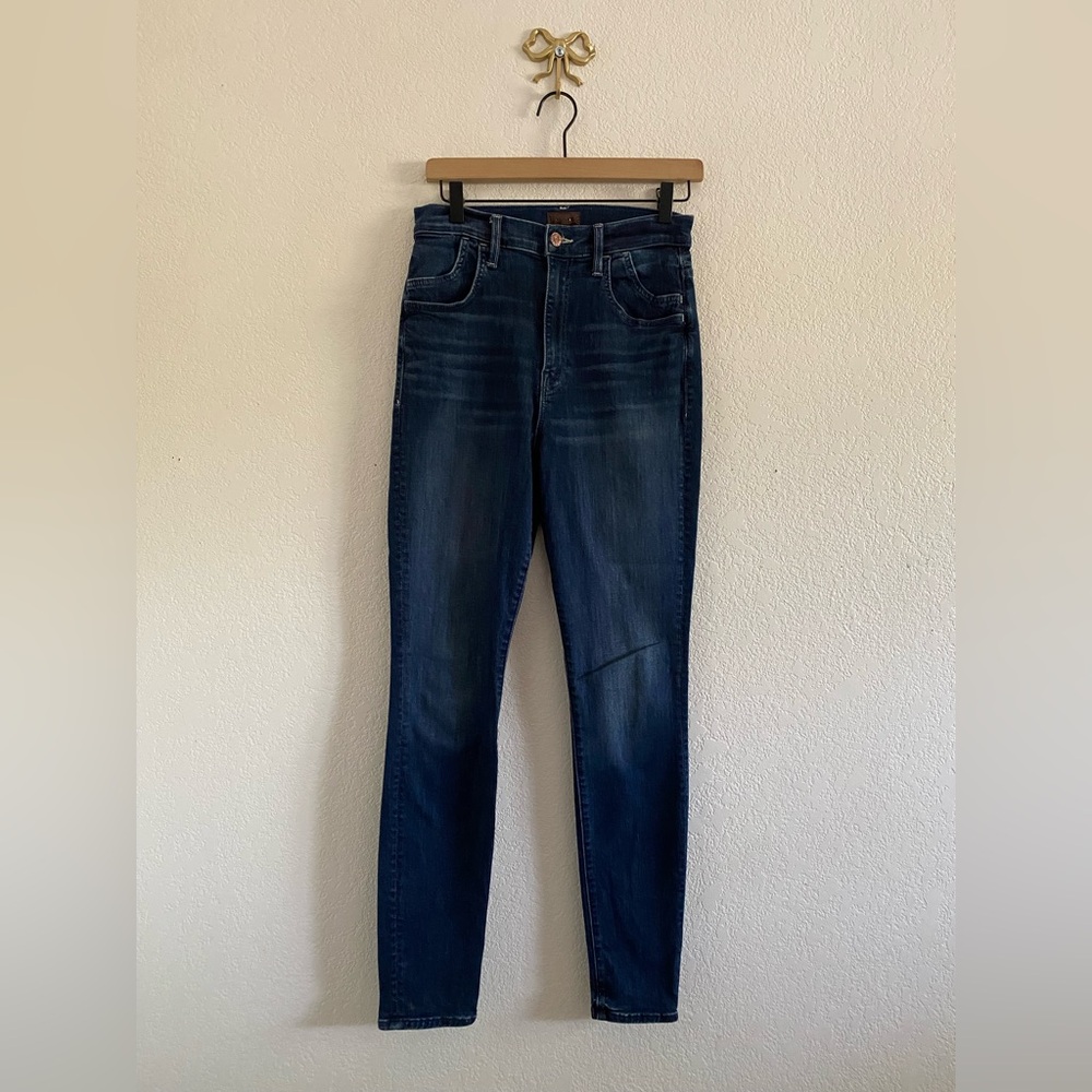Mother The Stash Swooner Freebird Women’s Size 28 Cotton Blend Blue High Rise